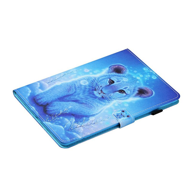 Folio-fodral iPad 10.2" (2020) (2019) Baby Tiger