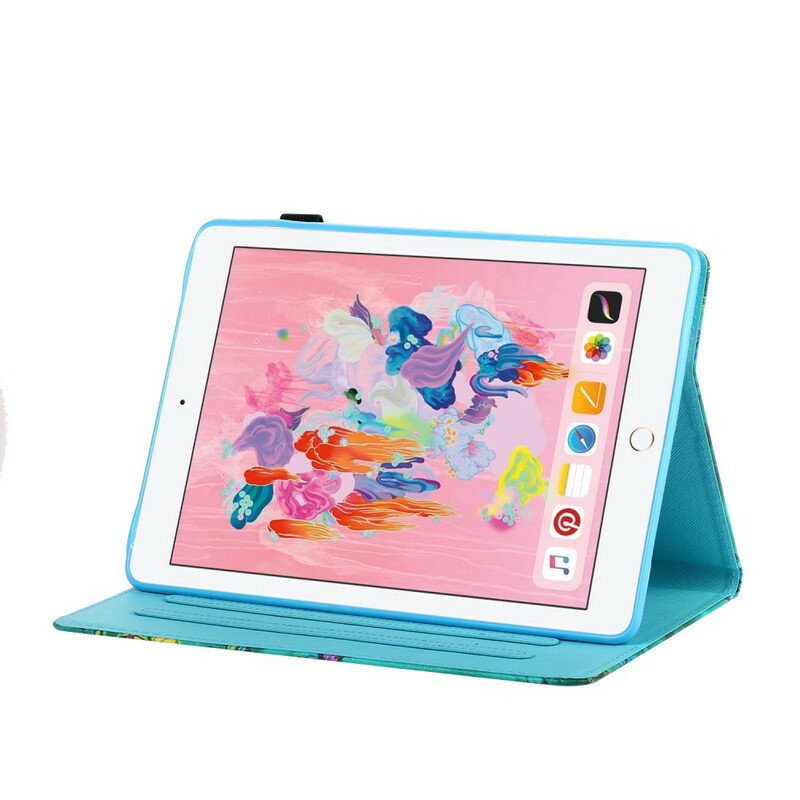 Folio-fodral iPad 10.2" (2020) (2019) Baby Tiger