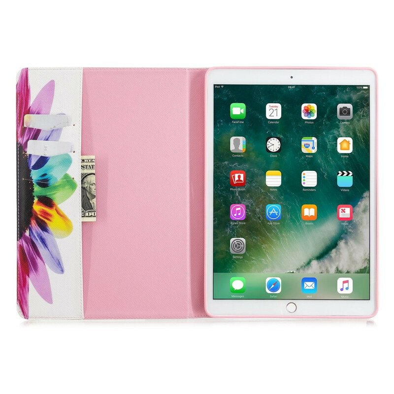 Folio-fodral iPad 10.2" (2020) (2019) Blomma Målning