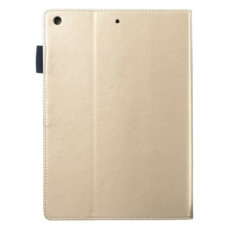 Folio-fodral iPad 10.2" (2020) (2019) Diamantfjärilar Lädereffekt