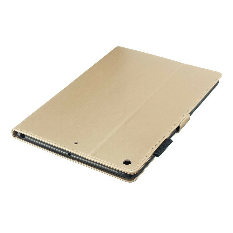 Folio-fodral iPad 10.2" (2020) (2019) Diamantfjärilar Lädereffekt