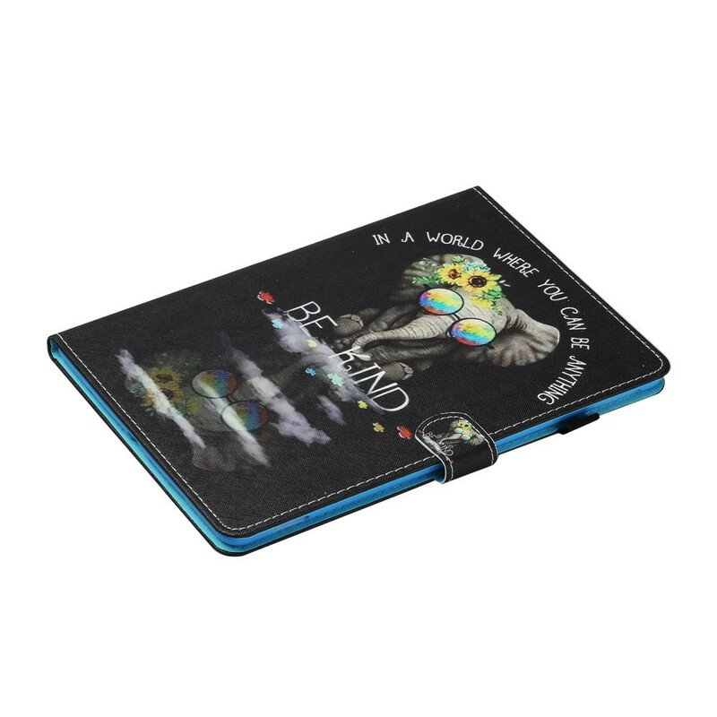 Folio-fodral iPad 10.2" (2020) (2019) Elephant Var Snäll