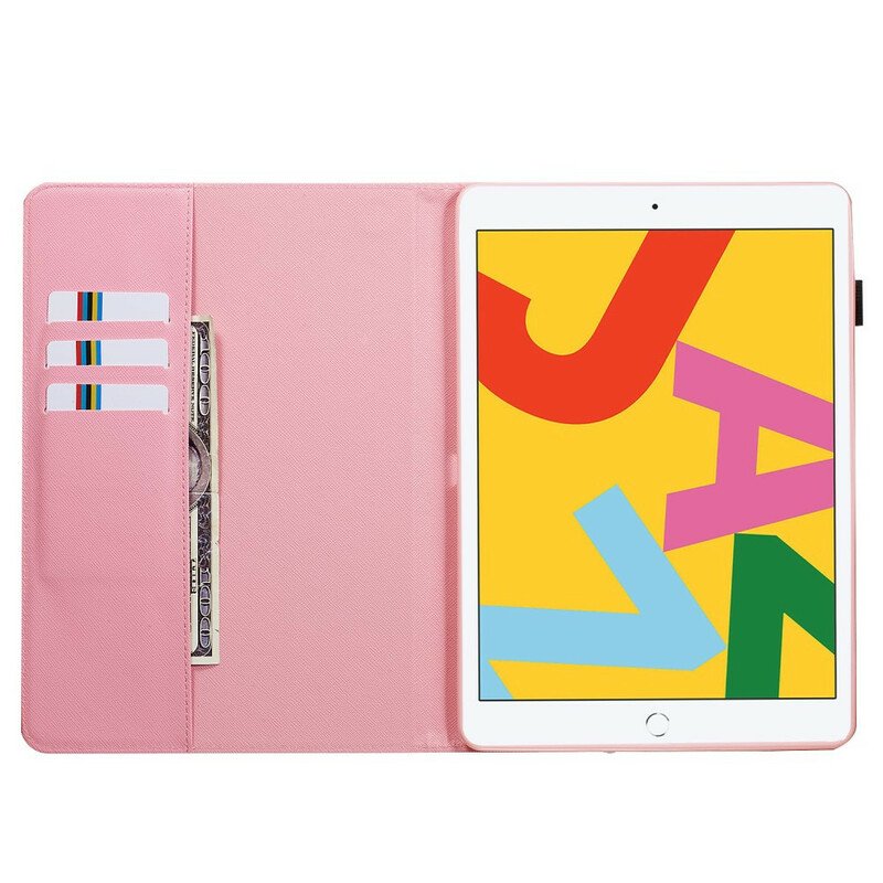 Folio-fodral iPad 10.2" (2020) (2019) Röda Grenar