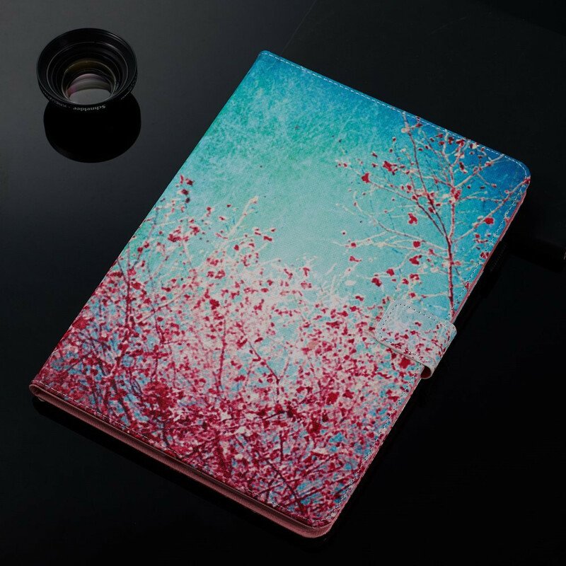 Folio-fodral iPad 10.2" (2020) (2019) Röda Grenar