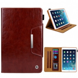 Folio-fodral iPad 10.2" (2020) (2019) Silverlås