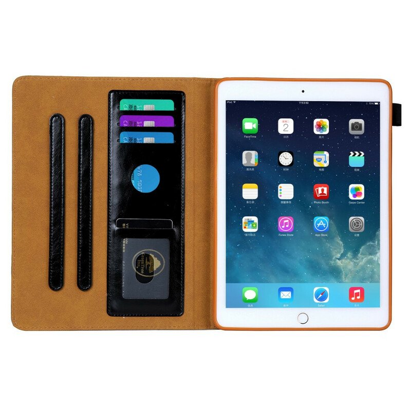 Folio-fodral iPad 10.2" (2020) (2019) Silverlås