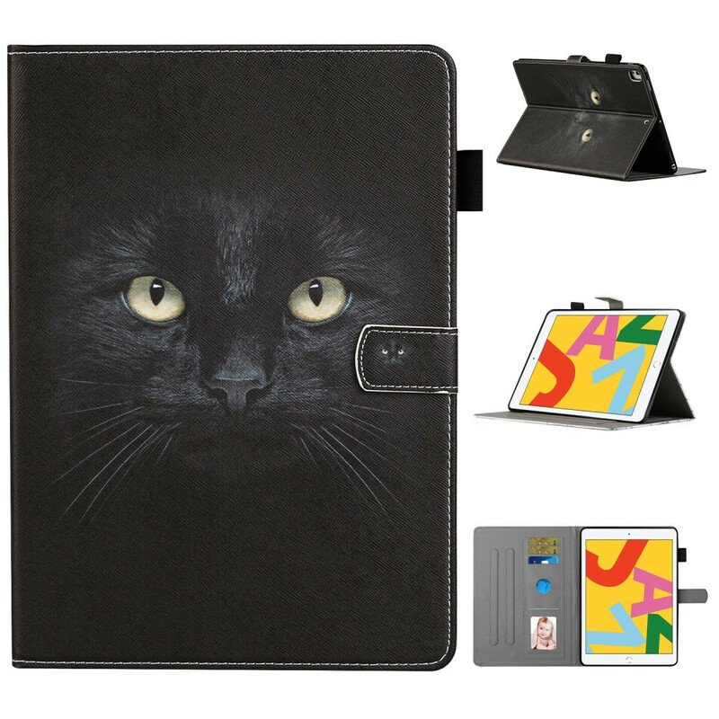 Folio-fodral iPad 10.2" (2020) (2019) Svart Katt