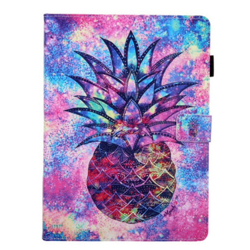 Läderfodral iPad 10.2" (2020) (2019) Funky Ananas