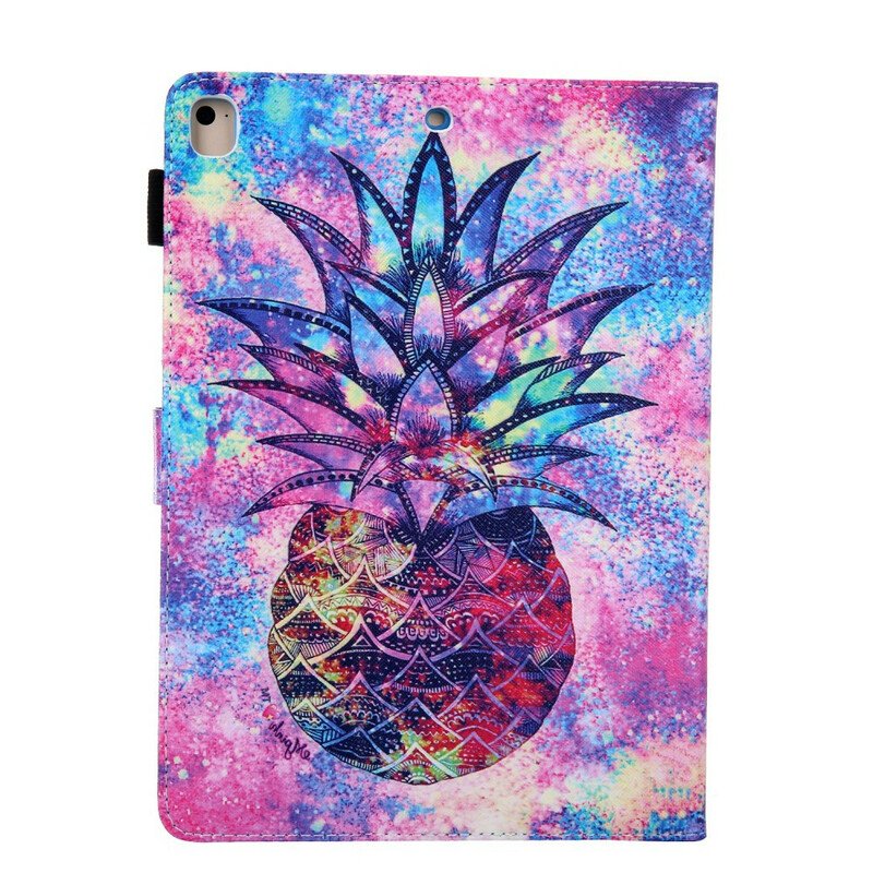 Läderfodral iPad 10.2" (2020) (2019) Funky Ananas