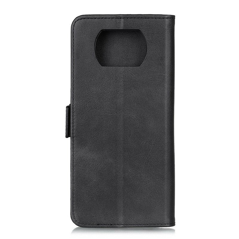 Fodral Poco X3 / X3 Pro / X3 NFC Folio-fodral Dubbel Klaff