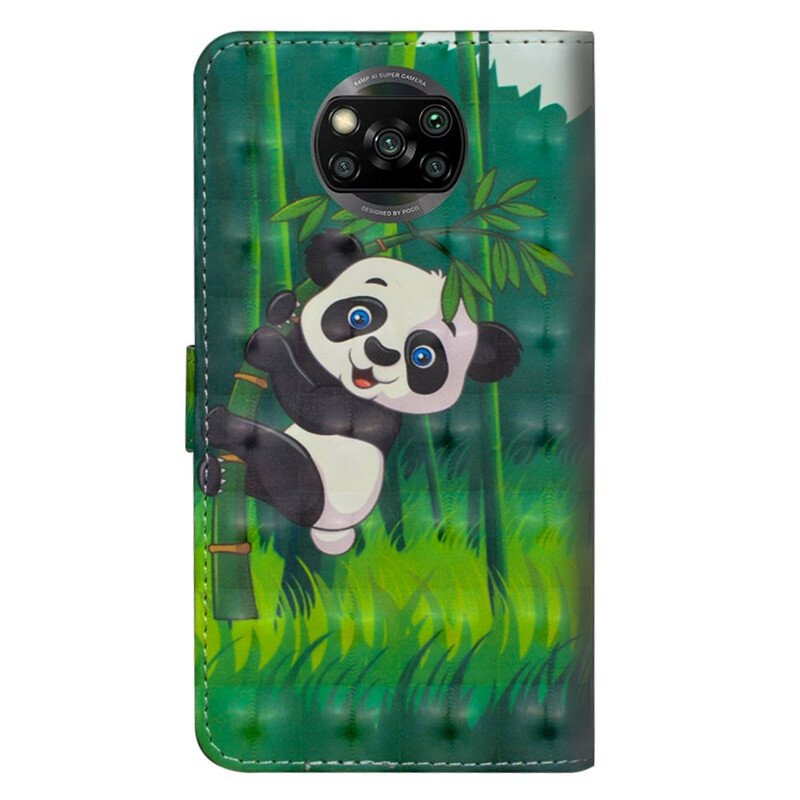 Fodral Poco X3 / X3 Pro / X3 NFC Panda Och Bambu