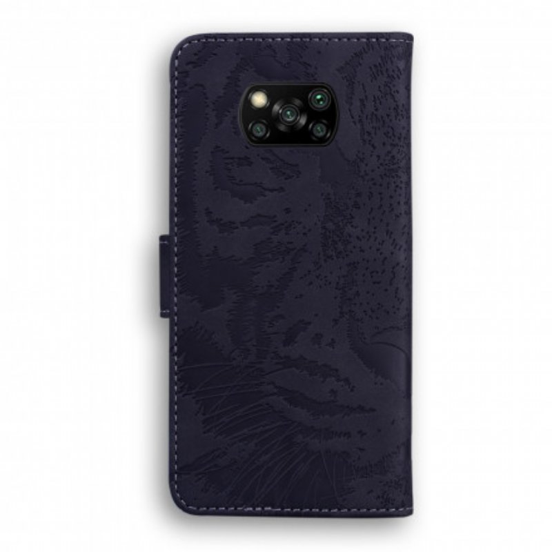 Fodral Poco X3 / X3 Pro / X3 NFC Tiger Face Print