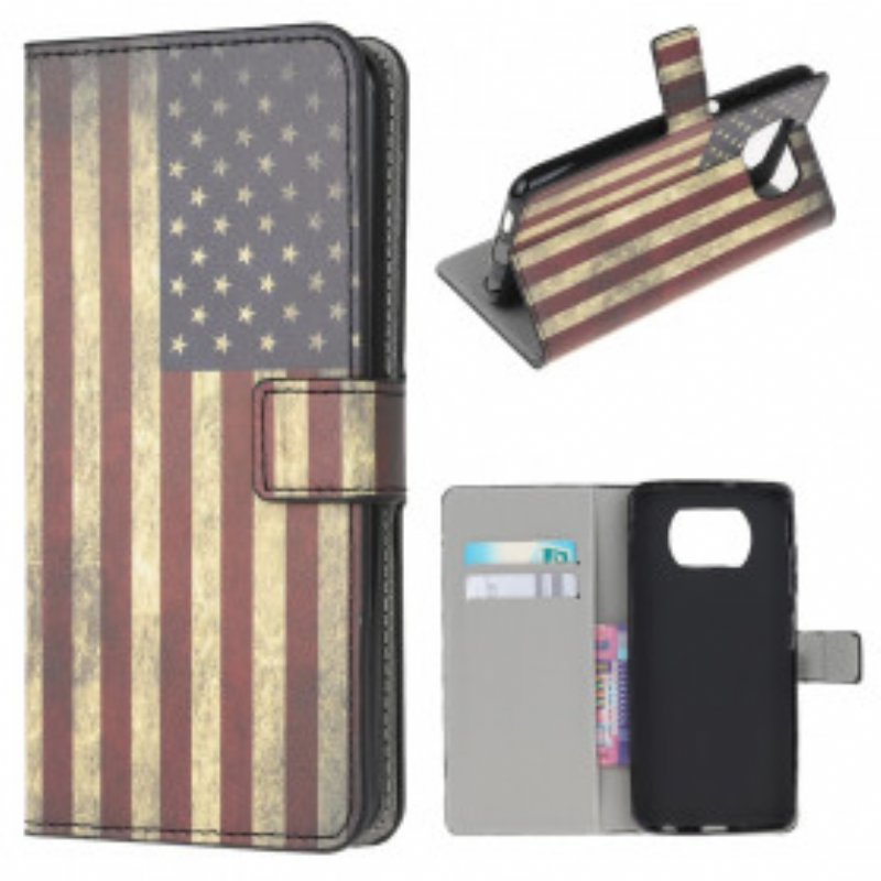 Fodral Poco X3 / X3 Pro / X3 NFC Usa:s Flagga