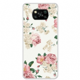 Skal Poco X3 / X3 Pro / X3 NFC Liberty Blommor