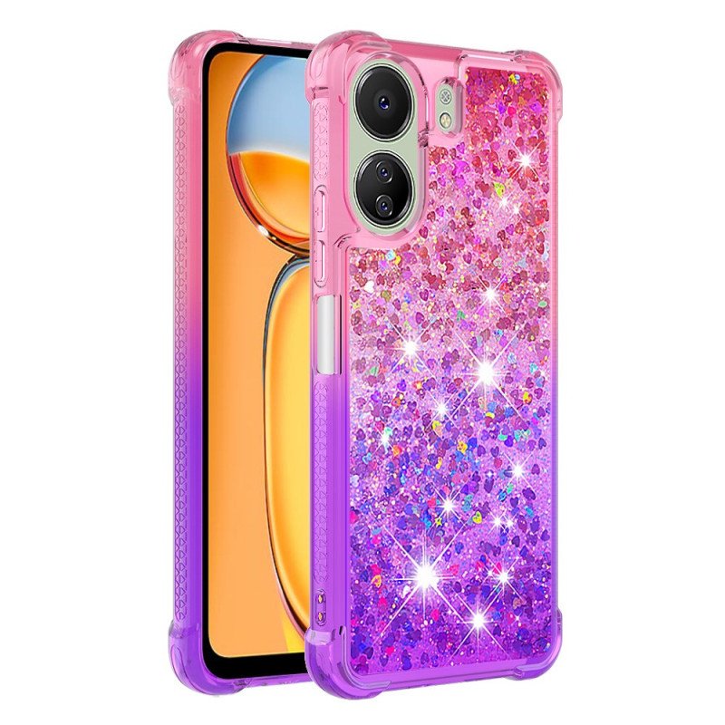 Skal Poco C65 Gradient Glitter