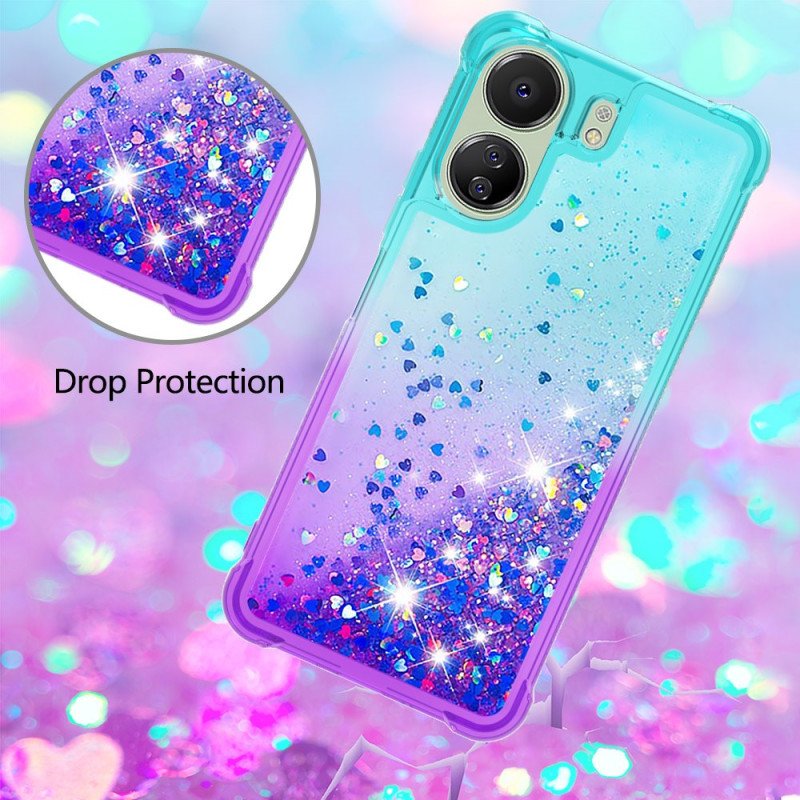 Skal Poco C65 Gradient Glitter