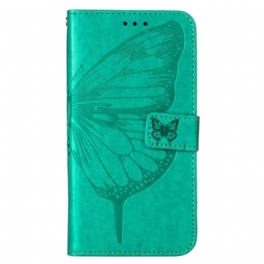 Fodral Xiaomi Redmi Note 11 Pro Plus 5G Butterfly Design Med Lanyard