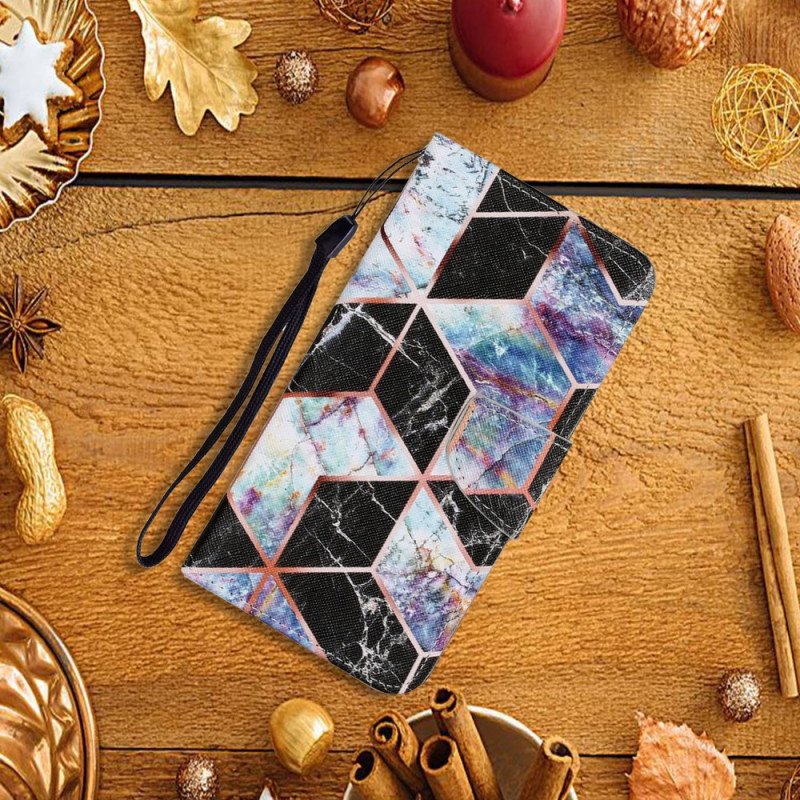 Fodral Xiaomi Redmi Note 11 Pro Plus 5G Geometrisk Marmorstil