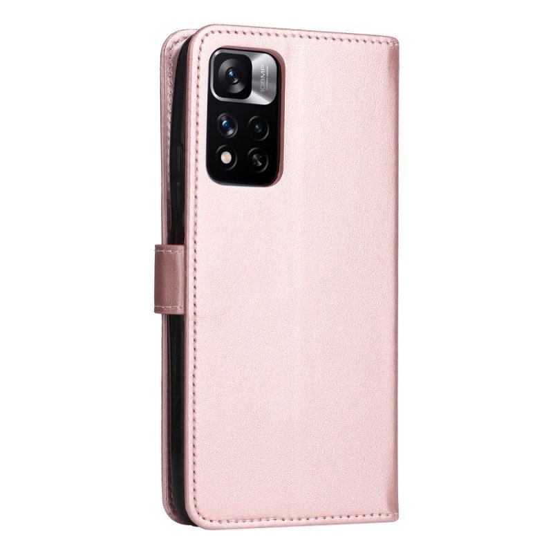 Fodral Xiaomi Redmi Note 11 Pro Plus 5G Med Kedjar Strappy Cat And Bees