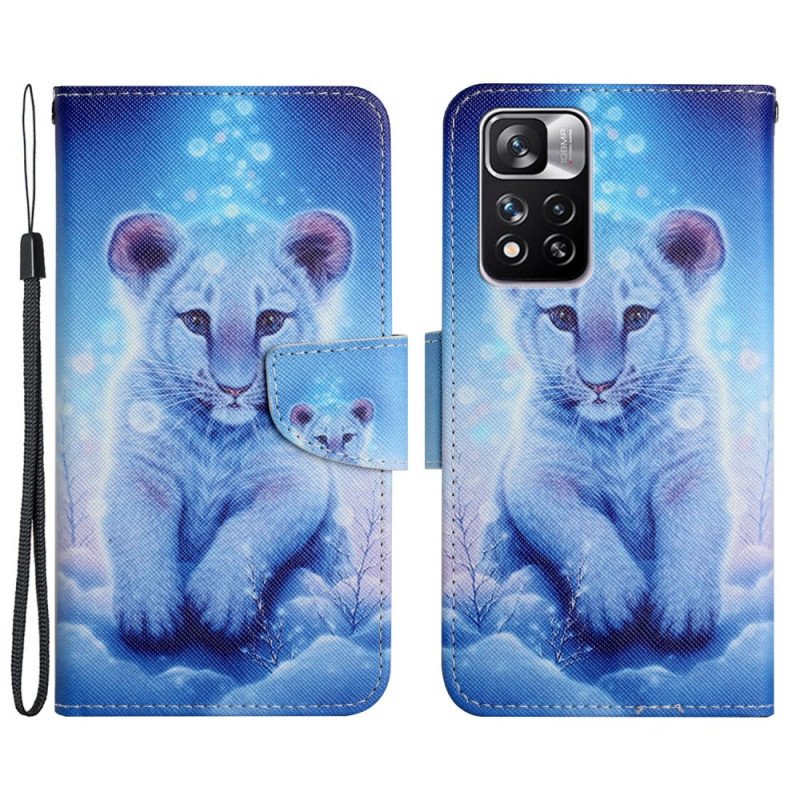 Fodral Xiaomi Redmi Note 11 Pro Plus 5G Snö Tiger