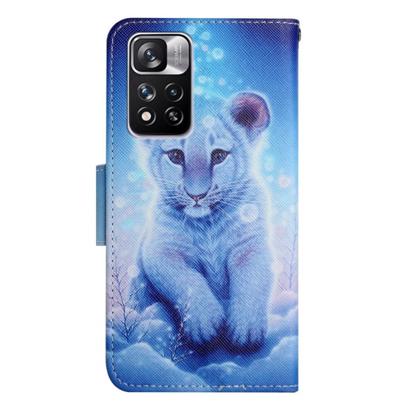 Fodral Xiaomi Redmi Note 11 Pro Plus 5G Snö Tiger