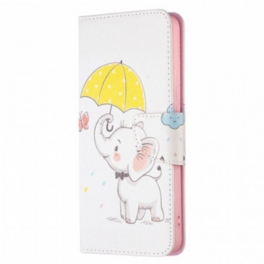 Folio-fodral Xiaomi Redmi Note 11 Pro Plus 5G Baby Elefant