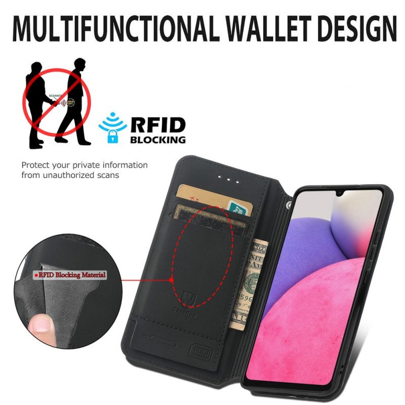 Folio-fodral Xiaomi Redmi Note 11 Pro Plus 5G Läderfodral Caseneo Rfid-design