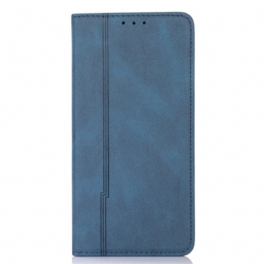 Folio-fodral Xiaomi Redmi Note 11 Pro Plus 5G Läderfodral Style Läderlinje