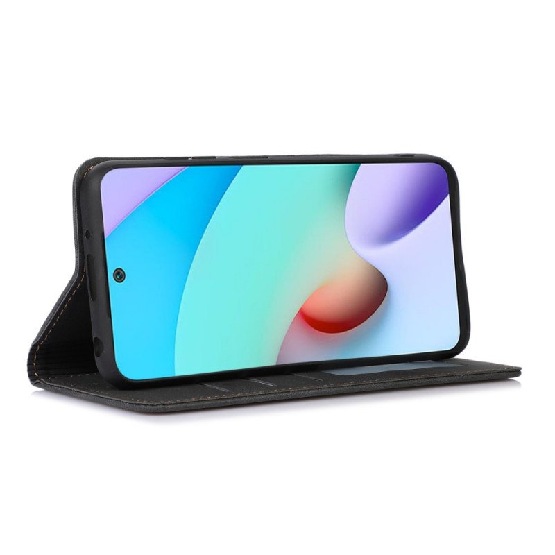 Folio-fodral Xiaomi Redmi Note 11 Pro Plus 5G Läderfodral Style Läderlinje