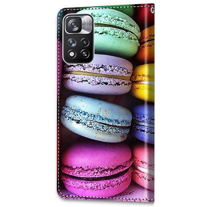 Folio-fodral Xiaomi Redmi Note 11 Pro Plus 5G Macarons