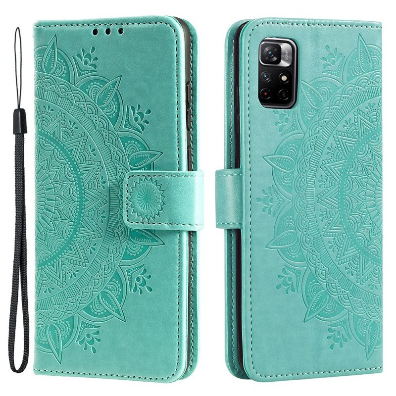 Folio-fodral Xiaomi Redmi Note 11 Pro Plus 5G Sol Mandala