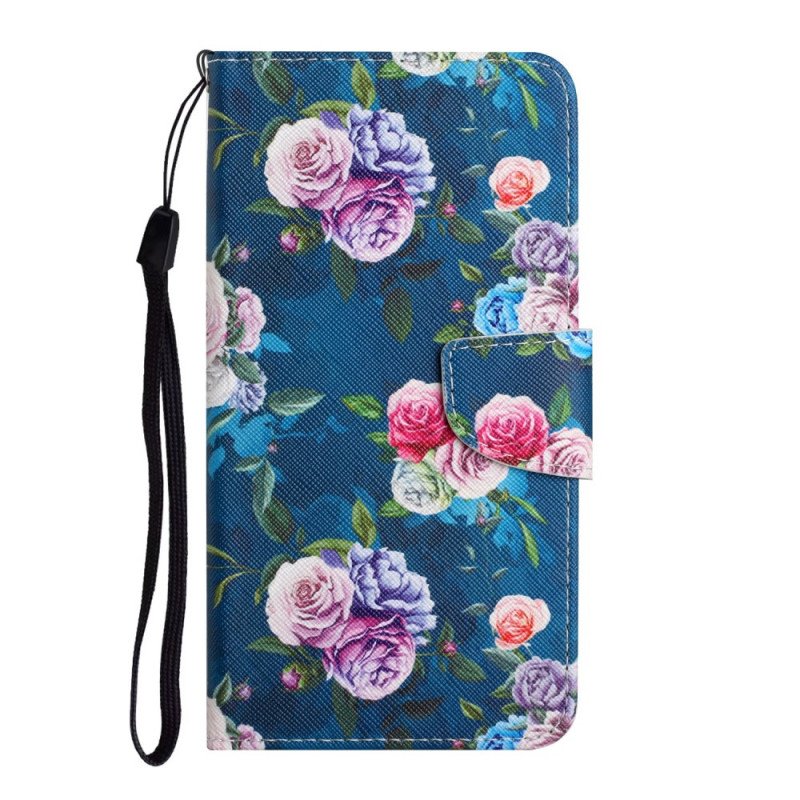 Läderfodral Xiaomi Redmi Note 11 Pro Plus 5G Liberty Royal Blommor