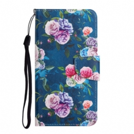 Läderfodral Xiaomi Redmi Note 11 Pro Plus 5G Liberty Royal Blommor