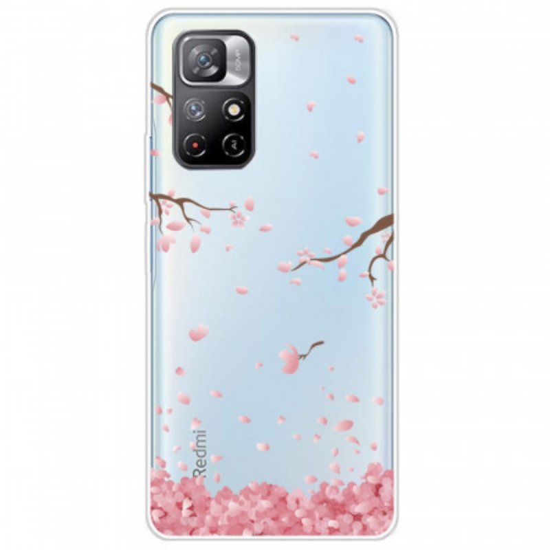 Mobilskal Xiaomi Redmi Note 11 Pro Plus 5G Blomsterregn