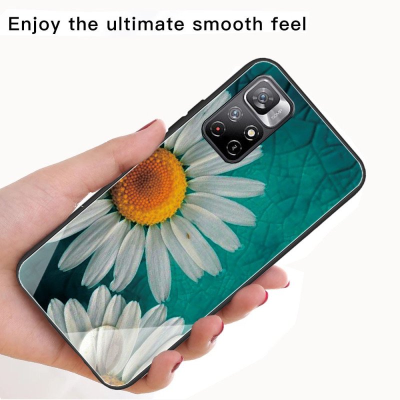 Mobilskal Xiaomi Redmi Note 11 Pro Plus 5G Daisy Härdat Glas