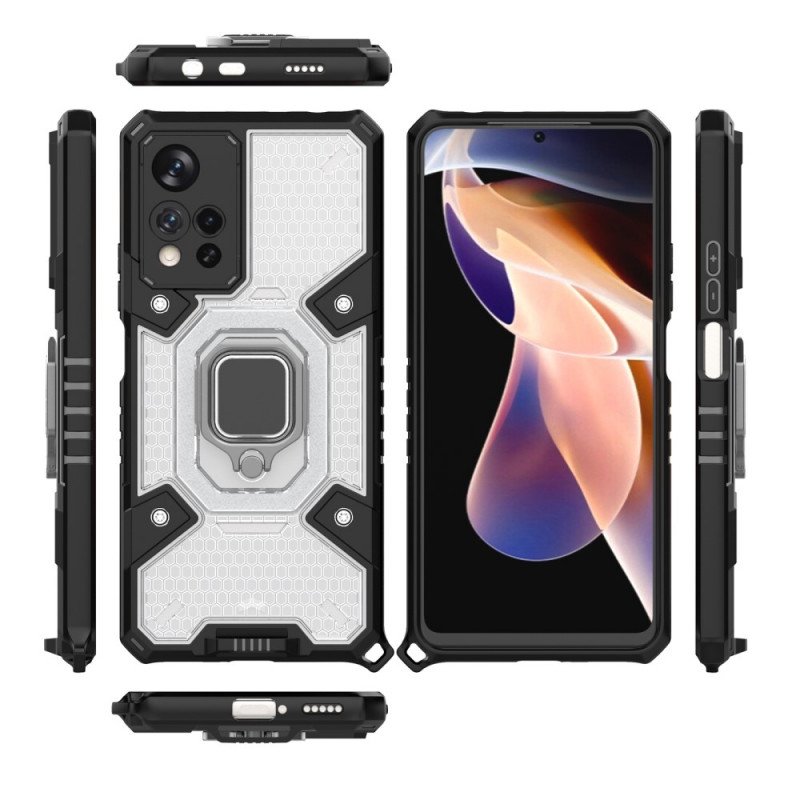 Skal Xiaomi Redmi Note 11 Pro Plus 5G Honeycomb Med Ring