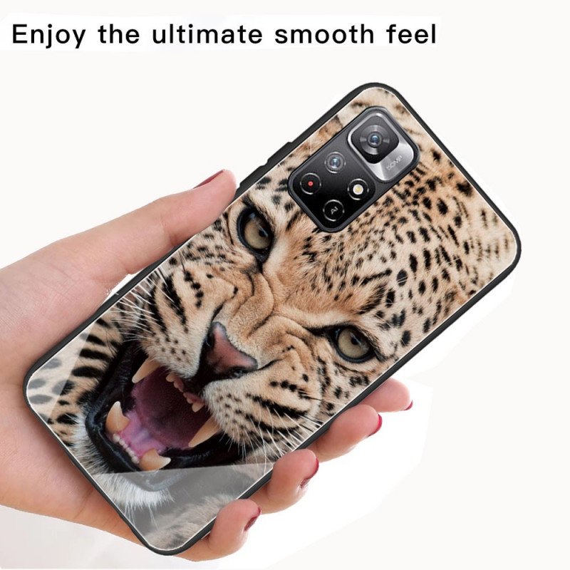 Skal Xiaomi Redmi Note 11 Pro Plus 5G Leopard Härdat Glas