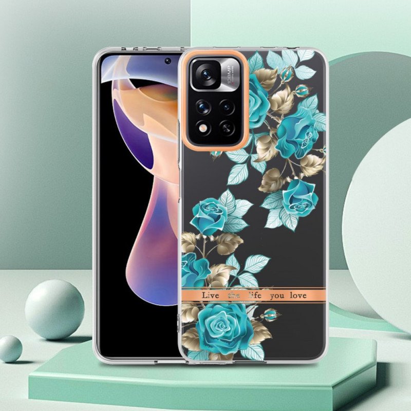 Skal Xiaomi Redmi Note 11 Pro Plus 5G Sömlös Blommig