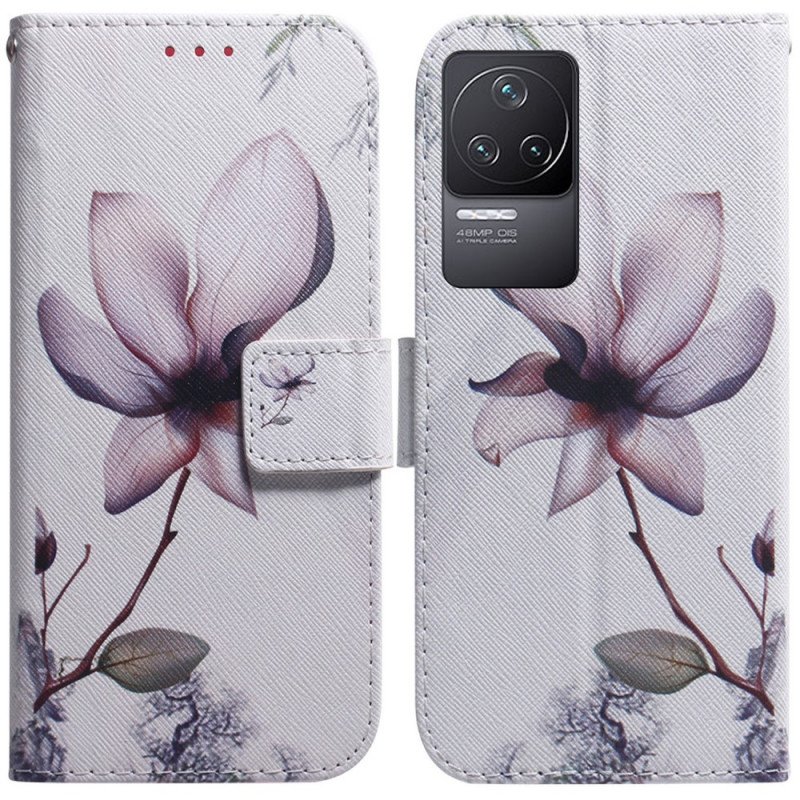 Fodral Poco F4 Pink Flower Panda