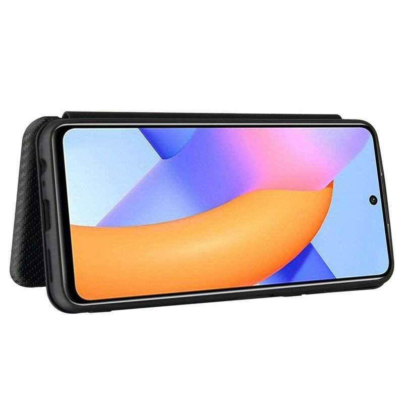 Folio-fodral Honor 10X Lite Läderfodral Kolfiber