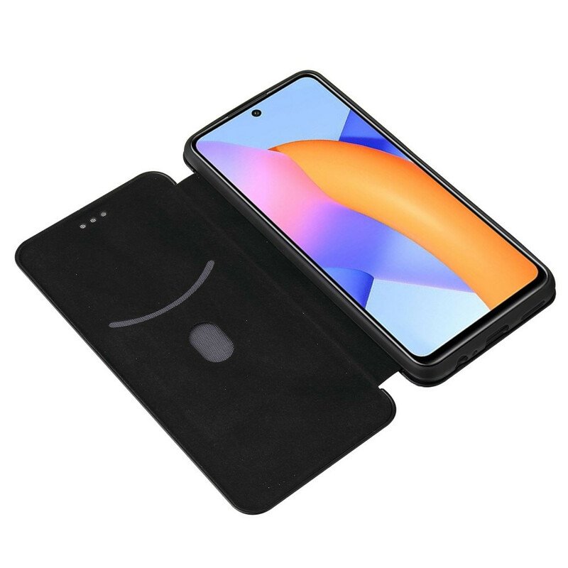 Folio-fodral Honor 10X Lite Läderfodral Kolfiber