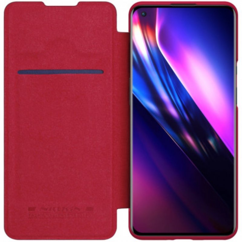 Folio-fodral OnePlus 9 Pro Läderfodral Nillkin Qin-serien