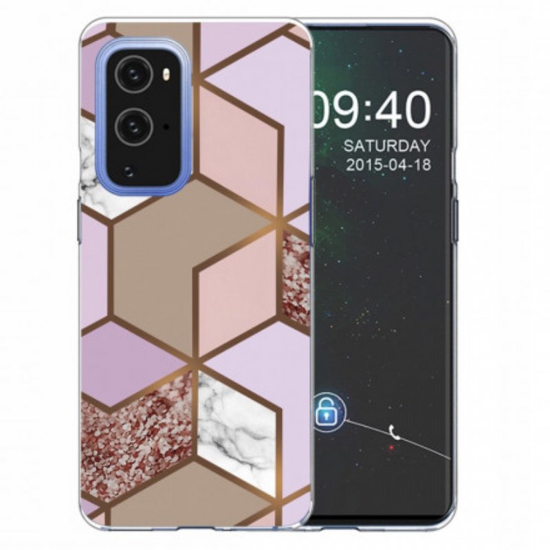 Skal OnePlus 9 Pro Geometrisk Marmor