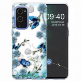 Skal OnePlus 9 Pro Retro Fjärilar Och Blommor