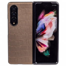 Mobilskal Samsung Galaxy Z Fold 4 Präglad Krokodil