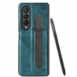 Mobilskal Samsung Galaxy Z Fold 4 Stylus I Konstläder