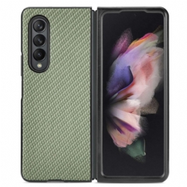 Skal Samsung Galaxy Z Fold 4 Vävd Effekt Kolfiber