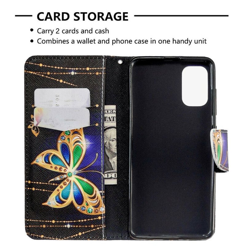 Fodral Samsung Galaxy A41 Butterflies Kings