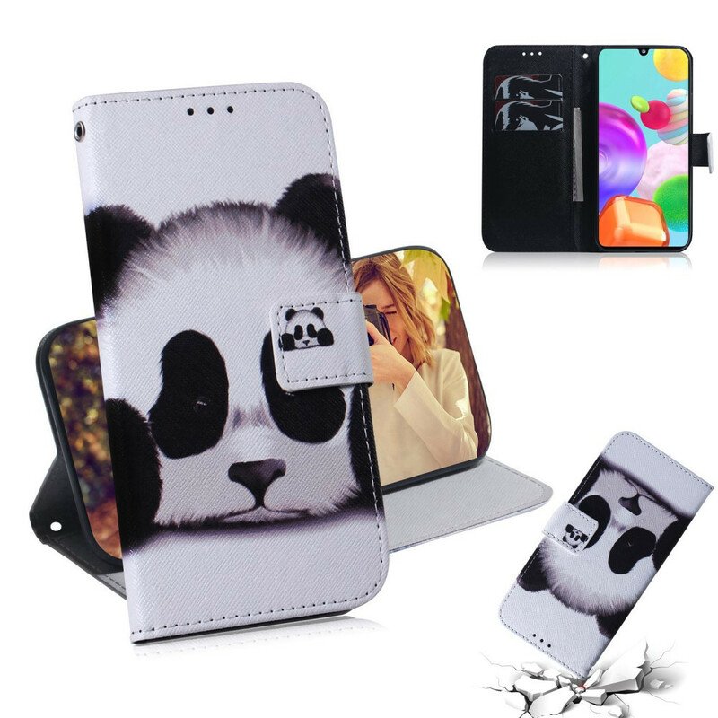 Fodral Samsung Galaxy A41 Panda Ansikte