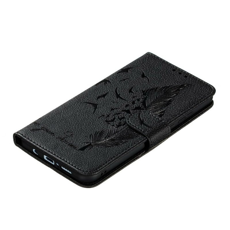 Läderfodral Samsung Galaxy A41 Faux Leather Lev Din Dröm